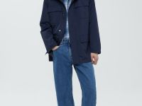 Ветровка с воротником-стойкой