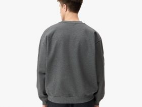 Мужской хлопковый свитшот Lacoste свободного кроя