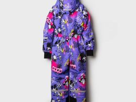 Комбинезон текстильный с полиуретановым покрытием для девочек