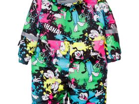 Комбинезон детский текстильный с полиуретановым покрытием для девочек