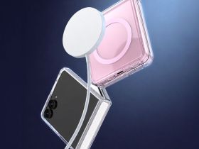 Чехол Araree Duple 360 M для Galaxy Z Flip8 прозрачный+бежевый