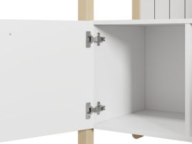 Стеллаж Руффи 88x178 Белый
