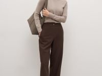 Базовая женская водолазка с высокой горловиной