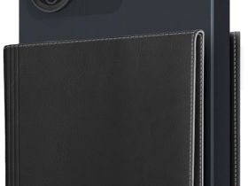 Чехол-книжка BoraSCO для смартфонов 6,1–6,9" Чёрный