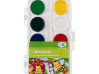Набор акварели Гамма "Пчелка" медовая, 10 цветов, без кисти, пластик. упак., европодвес