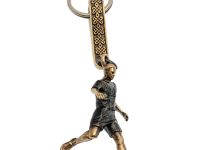 Брелок Футболист, бронза