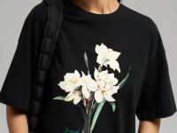 Свободная футболка из хлопкового джерси