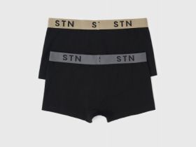 Трусы-транки, 2 шт., Черный