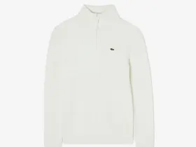 Мужской хлопковый свитер Lacoste на молнии