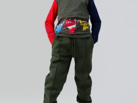 Брюки трикотажные для мальчиков