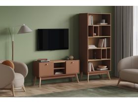 Стеллаж Торвалль 1-80x185 Терракотовый