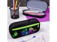 Пенал мягкий 1 отделение, 1 карман Berlingo "Monsters"22х9,5х5 см, полиэстер, откидная планка