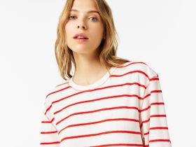 Женская толстовка Lacoste с круглым воротом