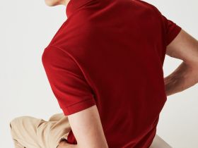 Мужское поло Lacoste PARIS стандартного кроя