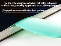 Скетчбук-склейка для акварели Paul Rubens "Лодка" 135х195 мм 20 л 300 г, среднезернистая