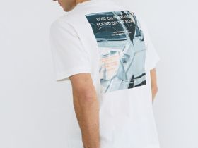 Футболка с принтом, Белый