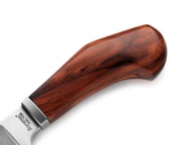Нож с фиксированным клинком LionSteel Willy, сталь М390, рукоять дерево Santos