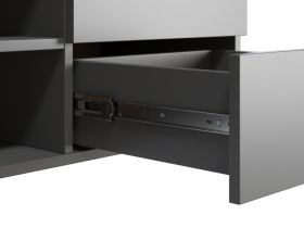 ТВ-тумба подвесная Имин 2-180x36 Графитовый