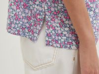 Блузка с коротким рукавом и отложным воротником