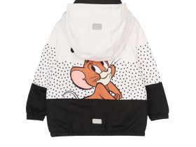 Куртка детская текстильная с полиуретановым покрытием для девочек (ветровка)