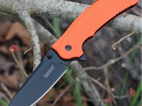 Складной нож Kershaw Barricade, сталь 8Cr13MoV, рукоять GFN, оранжевый