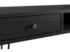 Письменный стол Крейн-1 120x50 Черный древесный