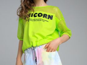 Фуфайка трикотажная для девочек (футболка)