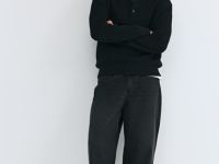 Свободные джинсы Багги, Серый