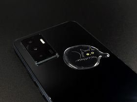 Стикер объемный "Тревожный котик Тучка"