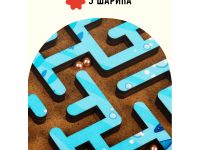 Настольная игра ТРИ СОВЫ "Лабиринт большой с шариками. Океан", дерево