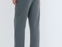 Трикотажные прямые брюки, Серый
