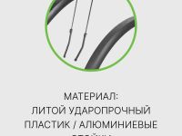 Topeak Комплект крыльев Topeak Defender TX 700x44C, цвет Черный