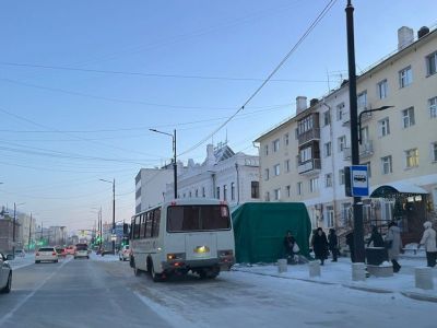 В Якутске маршрутные автобусы возобновили движение по проспекту Ленина