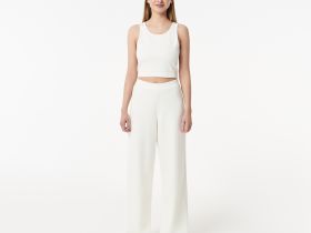 Женский топ Lacoste из хлопка