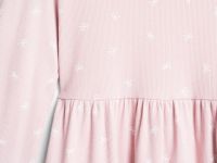 Трикотажное платье c принтом для девочек, Розовый