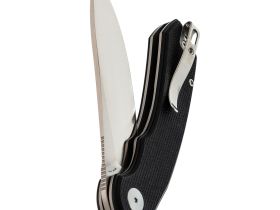 Складной нож Petrified Fish Waterspout, сталь 14C28N, рукоять G10, черный