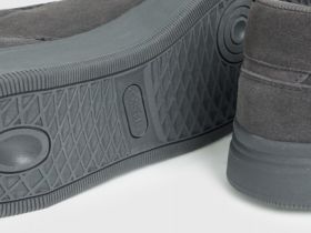 Кеды из натуральной замши, Серый