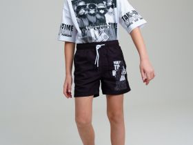 Шорты текстильные плавательные для мальчиков, средней длины