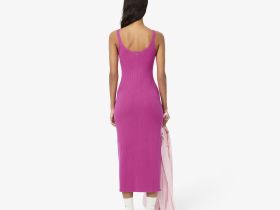 Длинное бесшовное платье Lacoste