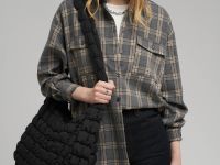 Рубашка прямого кроя в клетку