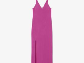 Длинное бесшовное платье Lacoste