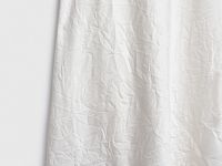 Атласная юбка из жатой ткани, Бежевый