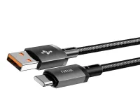 Кабель WiWU Titanlink USB/Type-C 3A 1.0м (Wi-C054) (черный)