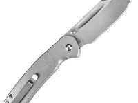 Складной нож CJRB Pyrite Bowie, сталь AR-RPM9, рукоять Stainless Steel