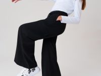 Брюки текстильные для девочек