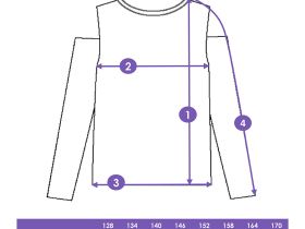 Водолазка трикотажная для девочек