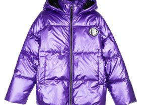 Куртка текстильная с полиуретановым покрытием для девочек