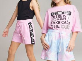 Шорты трикотажные для девочки, 2 шт. в комплекте