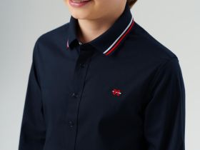 Сорочка текстильная для мальчиков (regular fit)