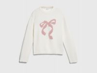 Вязаный джемпер для девочек, Бежевый